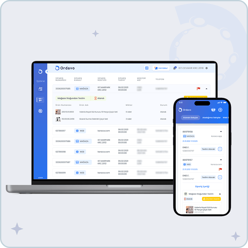 The Fastest and Most Functional Way for Omni Channel Order Processes Ordavo!