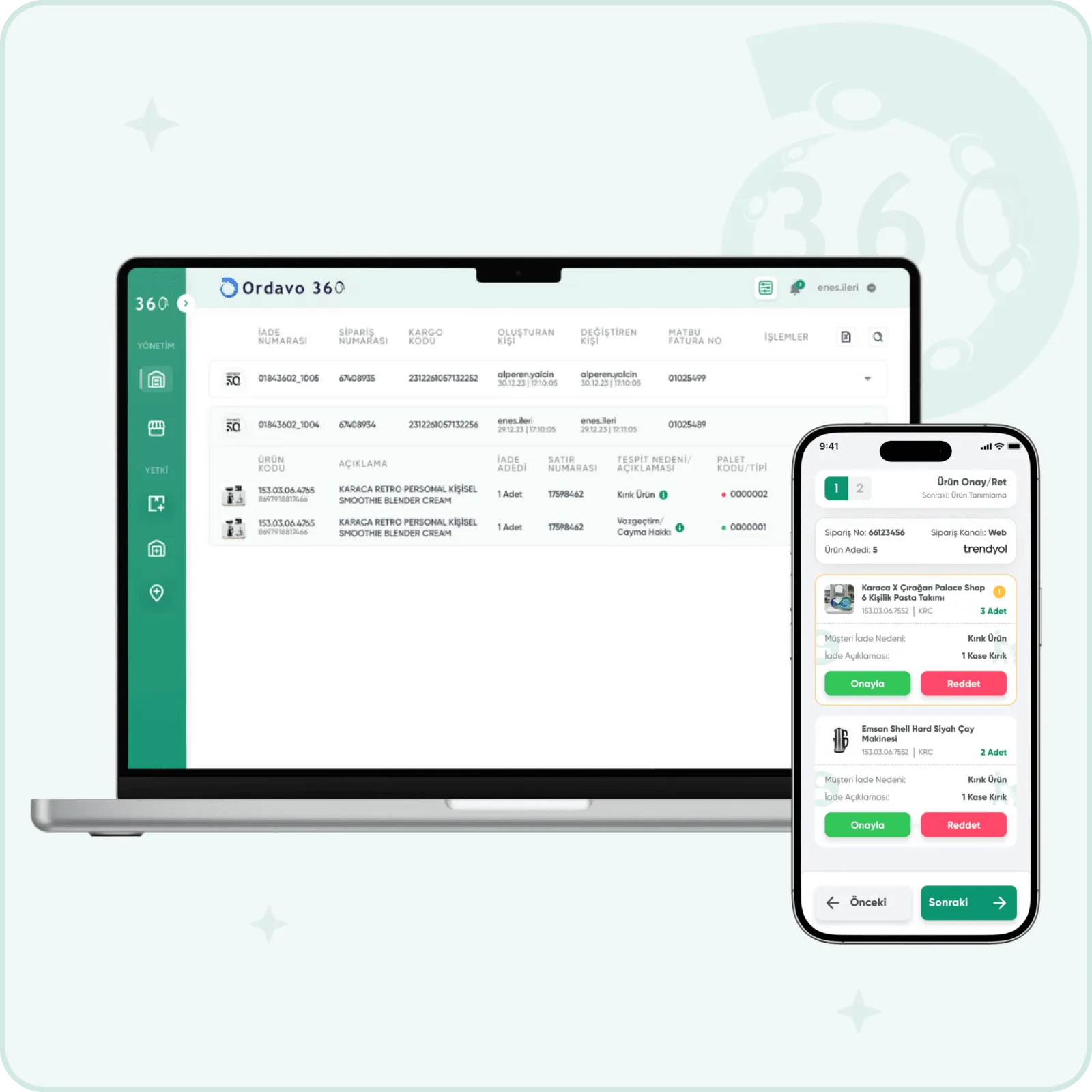 The smart solution that enables you to effectively manage warehouse return processes: