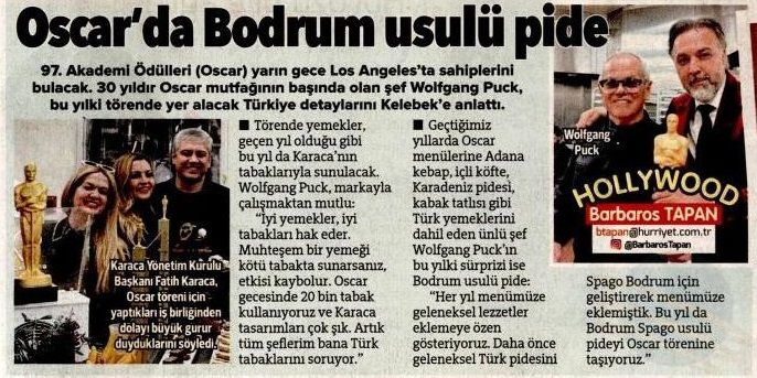 OSCAR'DA BODRUM USULÜ PİDE