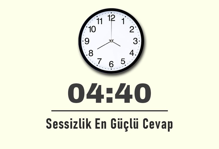04:40 saatinin anlamı