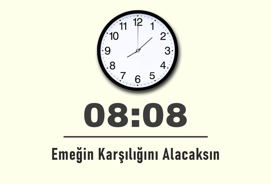 08:08 saatinin anlamı