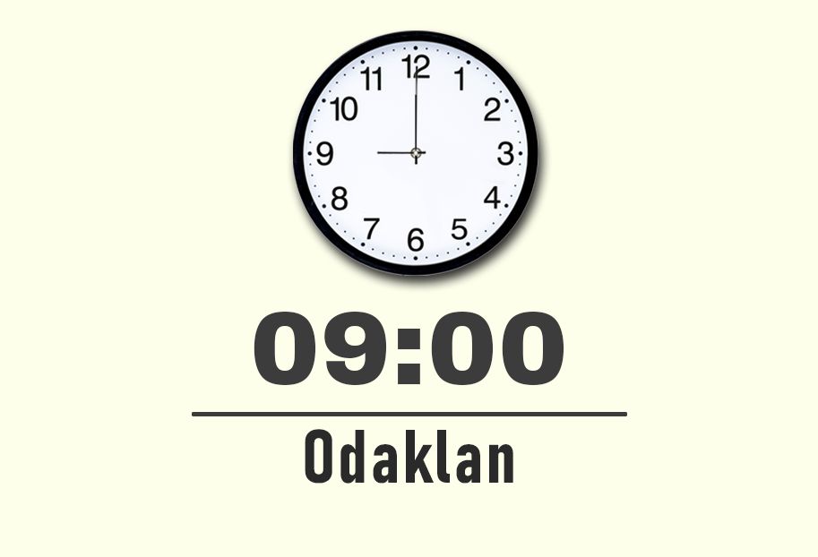 09:00 saatinin anlamı