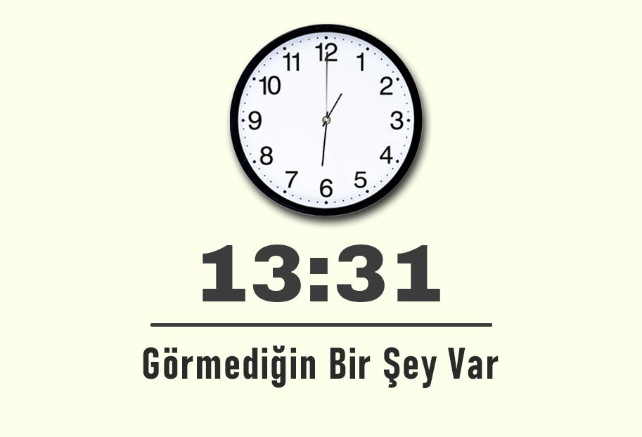 13:31 saatinin anlamı