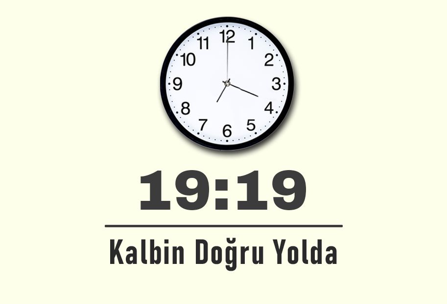 19:19 saatinin anlamı