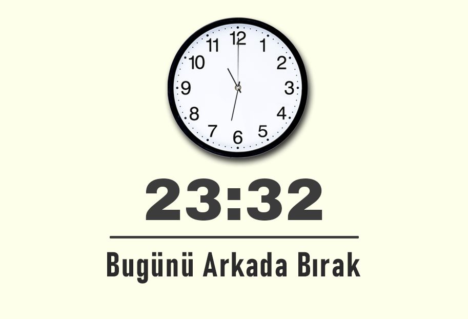 23:32 saatinin anlamı