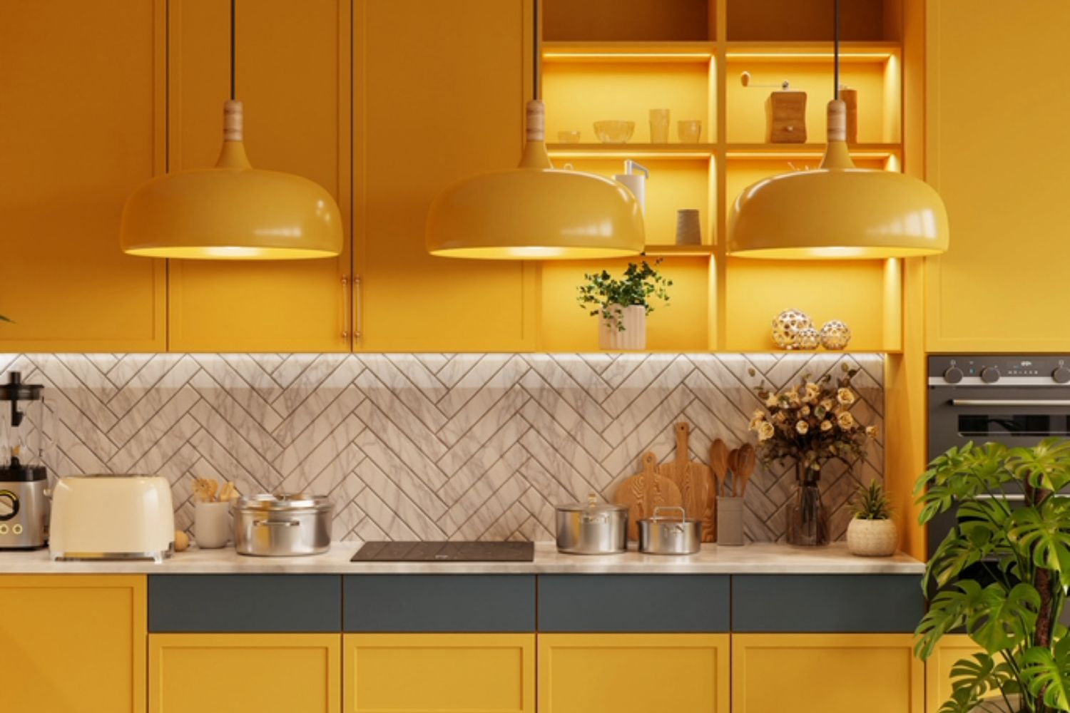 Mutfak Dekorasyonunda Renk Uyumu İçin İlham Verici Fikirler